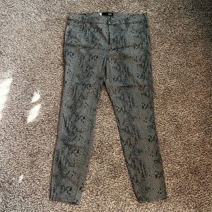 Kut from the Kloth snakeskin pants